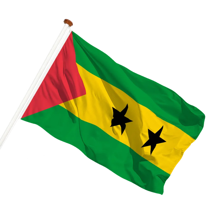 Vlag van Sao Tomé en Principe