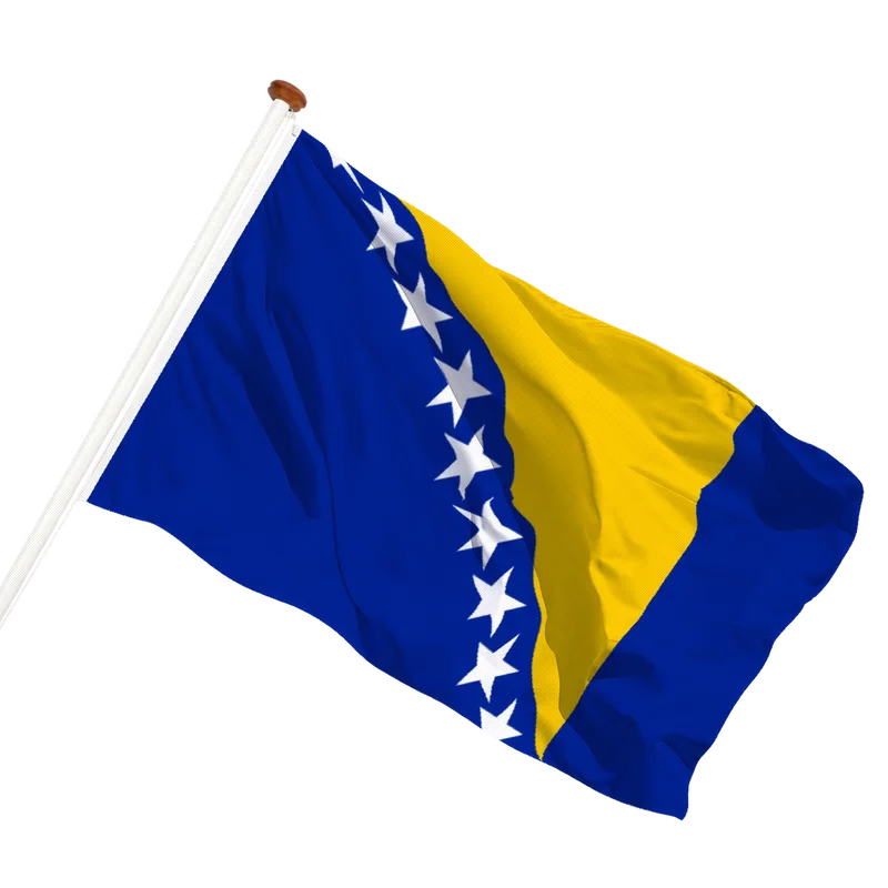Vlag van Bosnië en Herzegovina