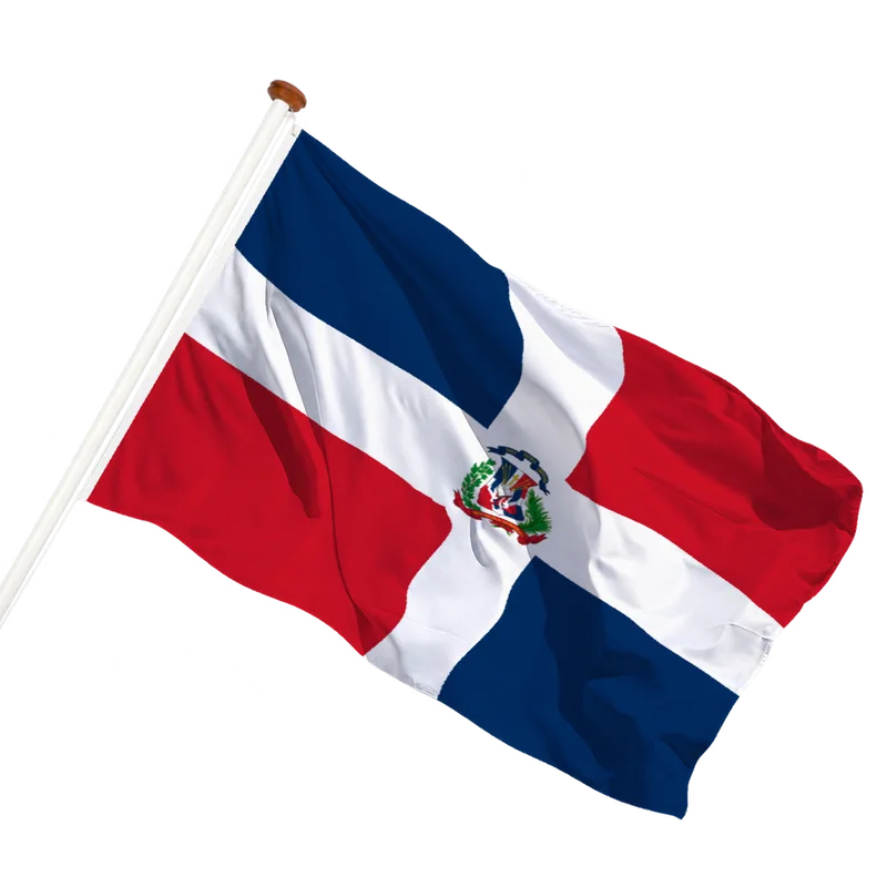 Vlag van Dominicaanse Republiek