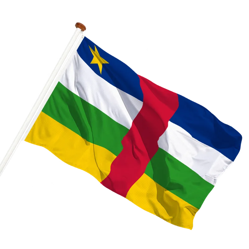 Vlag van Centraal-Afrikaanse Republiek