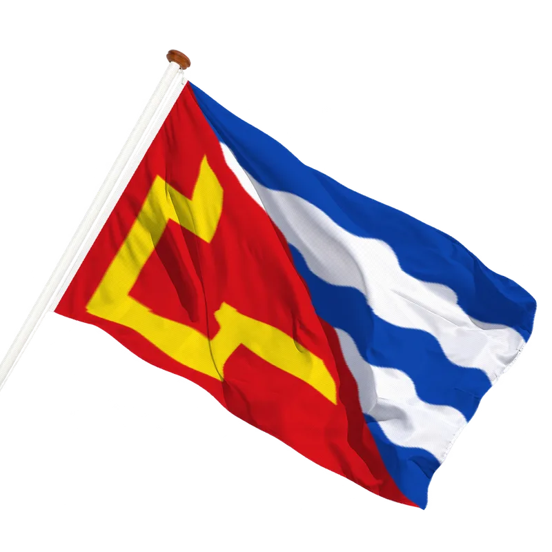 Vlag van De Skâns-Oostmahorn